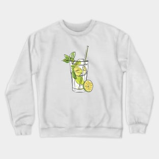 Mojito Pastel Art Crewneck Sweatshirt